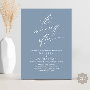Der Morgen danach, Romantischer postwedding-Brunch Einladung