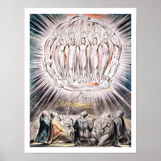 Der Morgen der Geburt Christi - William Blake Poster (Vorne)