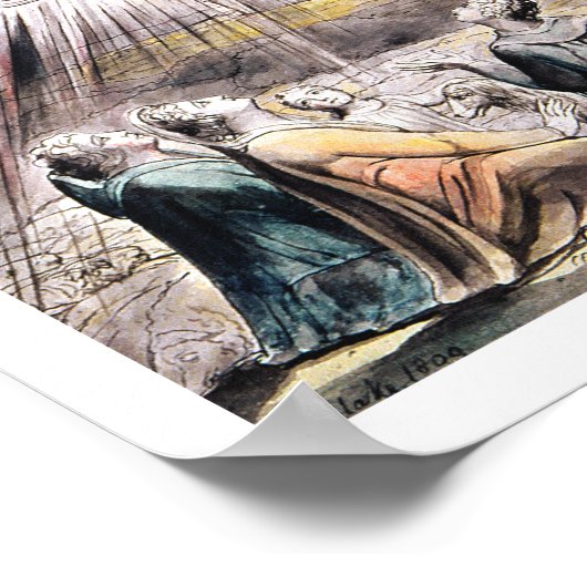 Der Morgen der Geburt Christi - William Blake Poster (Ecke)