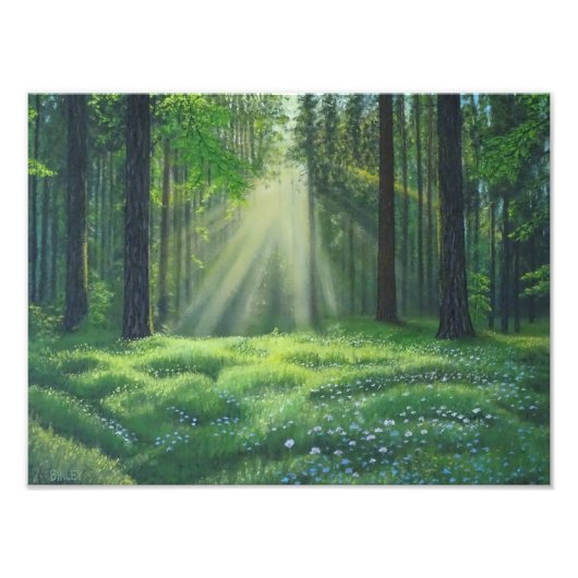 "Der Morgen ist kaputt" Fotodruck (Vorne)