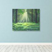 "Der Morgen ist kaputt" Leinwanddruck (Insitu (Holzboden))