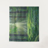 "Der Morgen ist kaputt" Wandteppich (Vorderseite)