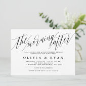 Der Morgen nach der Hochzeitsfeier Einladung (Stehend Vorderseite)