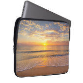 Der Morgen Sun an der Küste Laptopschutzhülle (Vorne Rechts)