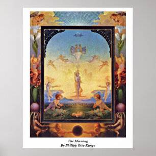 Der Morgen von Philipp Otto Runge Poster