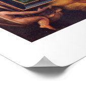 Der Morgen von Philipp Otto Runge Poster (Ecke)