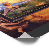 Der Morgen von Runge Philipp Otto (beste Qualität) Poster (Ecke)