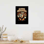 Der Morgenkaffee Poster (Küche)