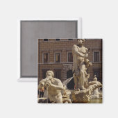 Der Moro-Brunnen Magnet (Vorderseite/Rückseite)
