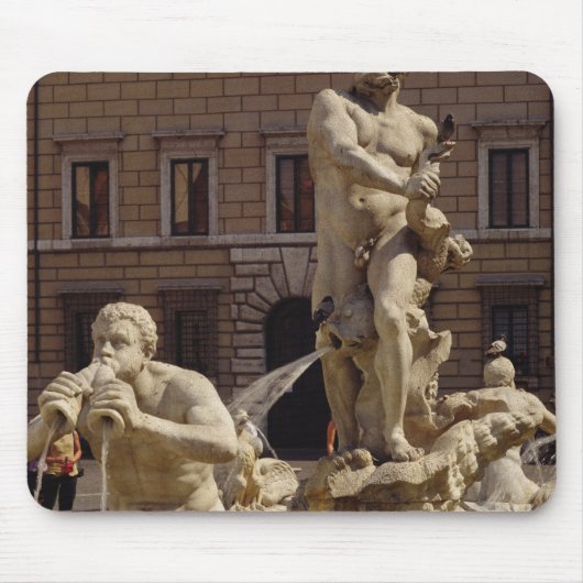 Der Moro-Brunnen Mousepad (Vorne)