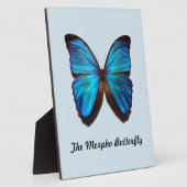 Der Morpho-Schmetterling Fotoplatte (Seite)