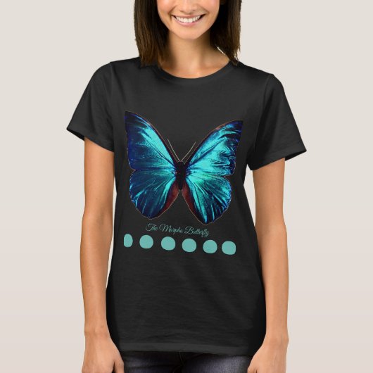 Der Morpho-Schmetterling T-Shirt (Vorderseite)