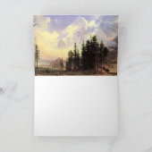 Der Morteratsch Gletscher, Pontresina, Kunst, Kuns Dankeskarte (Innenseite)