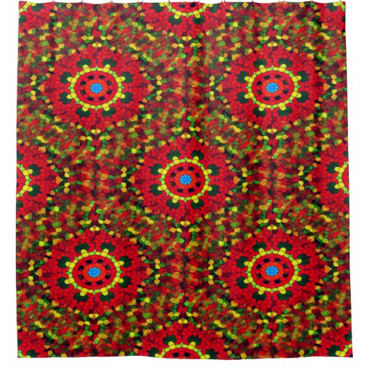 Der Mosaiktanz... Duschvorhang (Vorderseite)