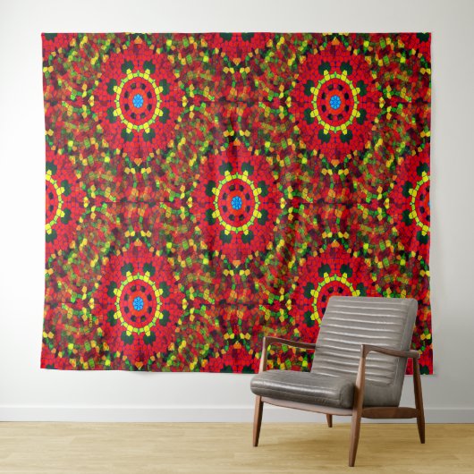 Der Mosaiktanz... Wandteppich (Beispiel (Horizontal))