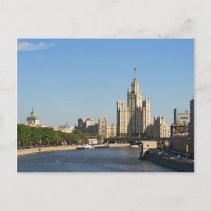 Der Moskauer Fluss Postkarte