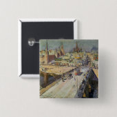 Der Moskva Fluss Bridge, 1914 Button (Vorne & Hinten)