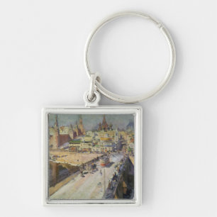 Der Moskva Fluss Bridge, 1914 Schlüsselanhänger