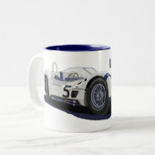 Der Moss - Gurney Birdcage Zweifarbige Tasse (Vorderseite Links)