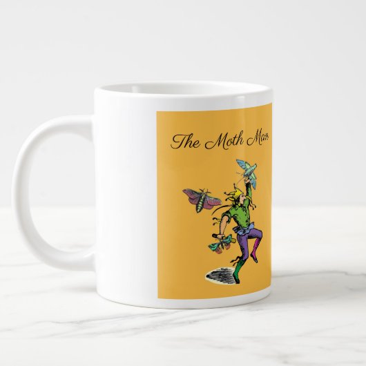 Der Moth Man Jumbo-Tasse (Links)
