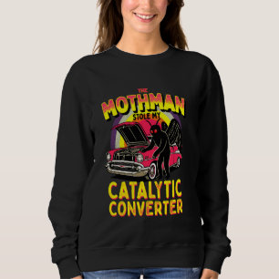 Der Mothman hat mir die komische Schneide des kata Sweatshirt