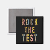 Der Motivierend Testtag-Lehrer Magnet (Vorderseite/Rückseite)
