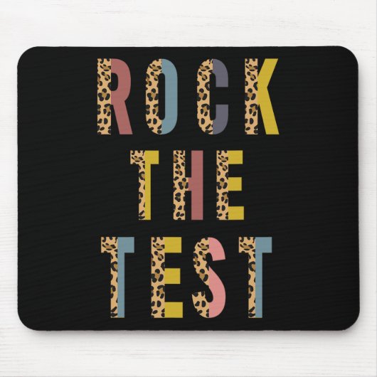 Der Motivierend Testtag-Lehrer Mousepad (Vorne)