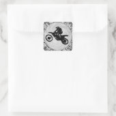 DER MOTOKROSS-EFFEKT QUADRATISCHER AUFKLEBER (Tasche)