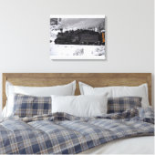 Der Motor des Polar-Express-Dampfs Leinwanddruck (Insitu (Schlafzimmer))