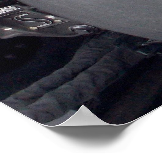 Der Motor flüstert Poster (Ecke)