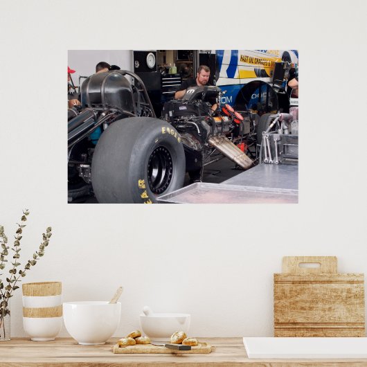 Der Motor flüstert Poster (Küche)