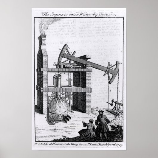 Der Motor, Wasser durch Feuer zu sammeln Poster (Vorne)