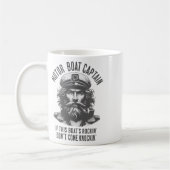 Der Motorbootführer, wenn der Rockin dieses Bootes Kaffeetasse (Links)