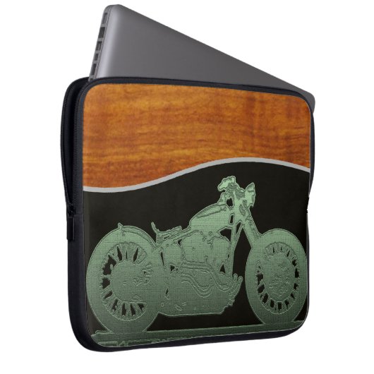 Der Motorradfahrer Laptopschutzhülle (Vorne Rechts)