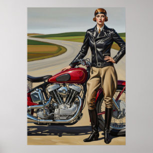 DER MOTORRADFAHRER (The Motorcyclist) Poster