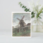 Der Moulin de Blute-Fin, Van Gogh Fine Art Postkarte (Stehend Vorderseite)