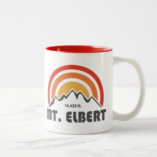 Der Mount Elbert Zweifarbige Tasse (Rechts)