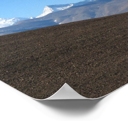 Der Mount Everest Panorama mit enormer High Resolu Poster (Ecke)