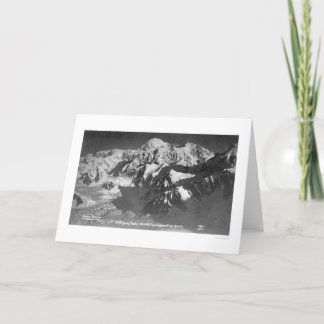 Der Mount McKinley Alaska 1910 Karte
