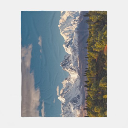 Der Mount McKinley | Alaska Fleecedecke (Vorderseite)