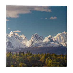 Der Mount McKinley   Alaska Fliese