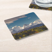 Der Mount McKinley | Alaska Rechteckiger Pappuntersetzer (angewinkelt)