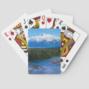Der Mount McKinley Alaska Spielkarten