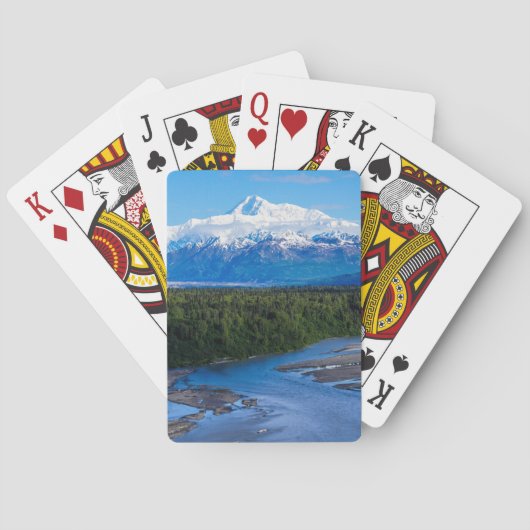 Der Mount McKinley Alaska Spielkarten (Rückseite)