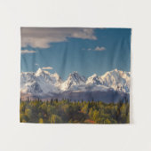 Der Mount McKinley | Alaska Wandteppich (Vorderseite (Horizontal))