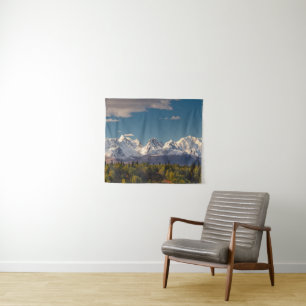 Der Mount McKinley Alaska Wandteppich