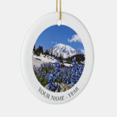 Der Mount Rainier am Paradies-Punkt Keramikornament (Rechts)