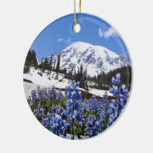 Der Mount Rainier am Paradies-Punkt Keramikornament (Links)