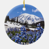 Der Mount Rainier am Paradies-Punkt Keramikornament (Hinten)