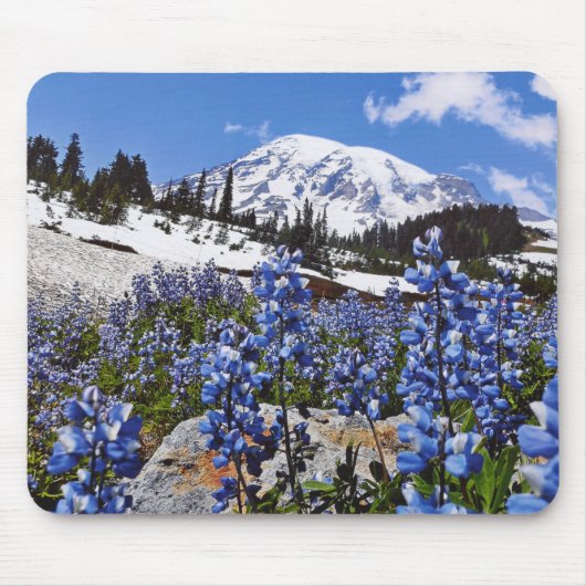 Der Mount Rainier am Paradies-Punkt Mousepad (Vorne)
